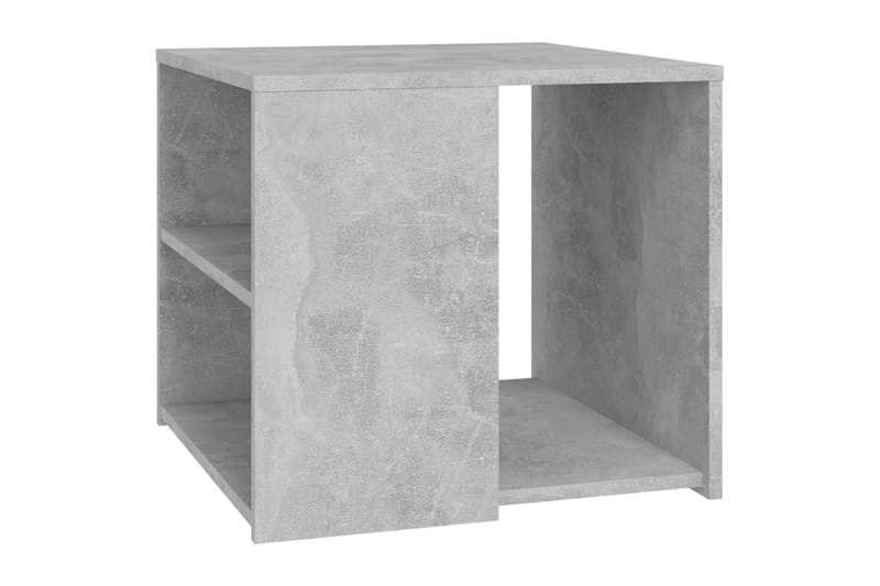 Sidobord betonggrå 50x50x45 cm spånskiva - Grå - Lampbord - Brickbord & småbord