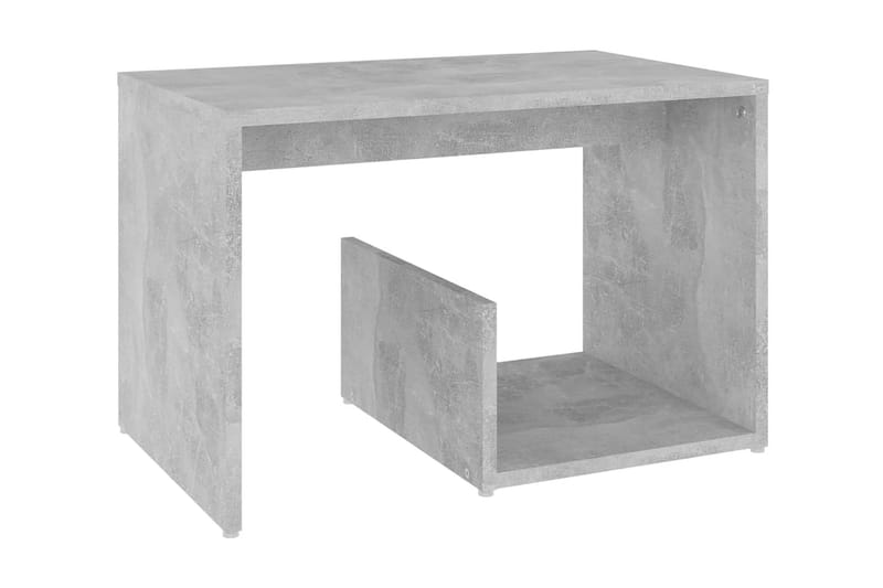 Sidobord betonggrå 59x36x38 cm spånskiva - Grå - Möbler - Bord & matgrupper - Avlastningsbord - Lampbord