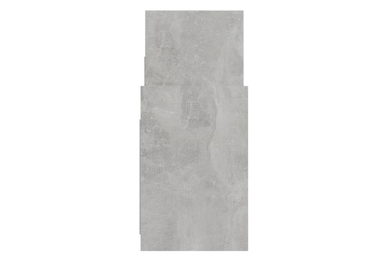 Sidobord betonggrå 60x26x60 cm spånskiva - Grå - Lampbord - Brickbord & småbord