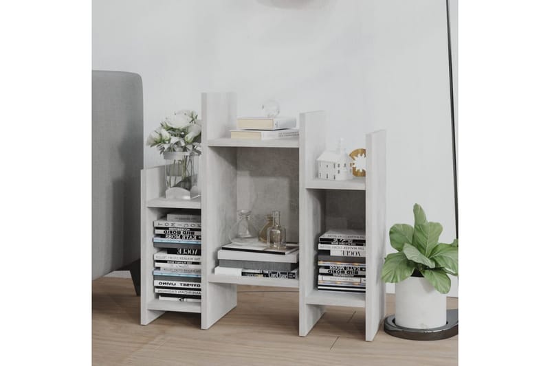 Sidobord betonggrå 60x26x60 cm spånskiva - Grå - Möbler - Bord & matgrupper - Avlastningsbord - Lampbord