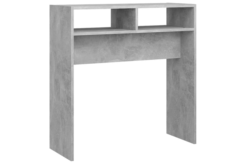 Sidobord betonggrå 78x30x80 cm spånskiva - Grå - Lampbord - Brickbord & småbord