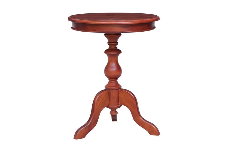 Sidobord brun 50x50x65 cm massiv mahogny - Brun - Lampbord - Klaffbord & Hopfällbart bord - Brickbord & småbord - Spegelbord
