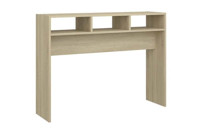 Sidobord sonoma-ek 105x30x80 cm spånskiva - Brun - Möbler - Bord & matgrupper - Avlastningsbord - Lampbord