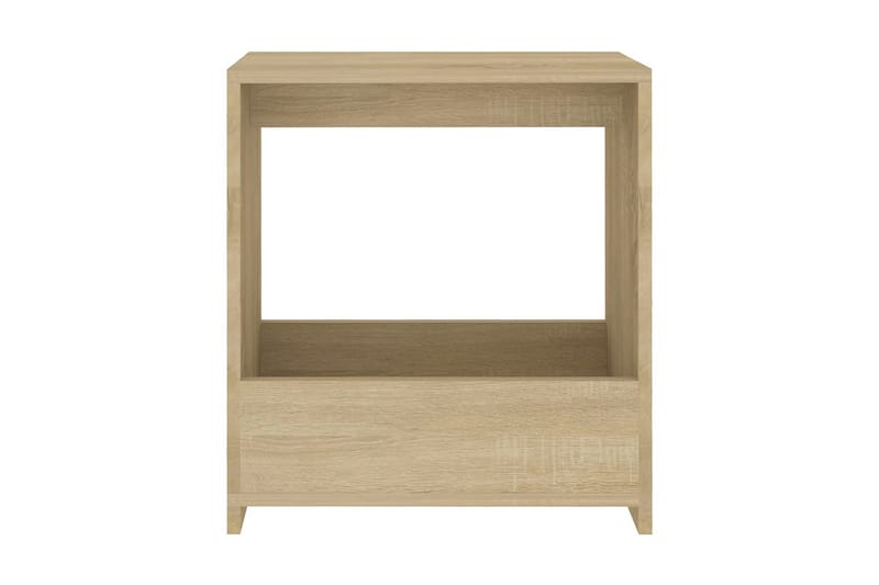 Sidobord sonoma-ek 50x26x50 cm spånskiva - Brun - Möbler - Bord & matgrupper - Avlastningsbord - Lampbord