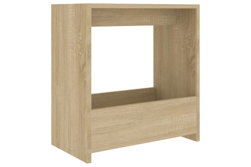 Sidobord sonoma-ek 50x26x50 cm spånskiva - Brun - Möbler - Bord & matgrupper - Avlastningsbord - Lampbord