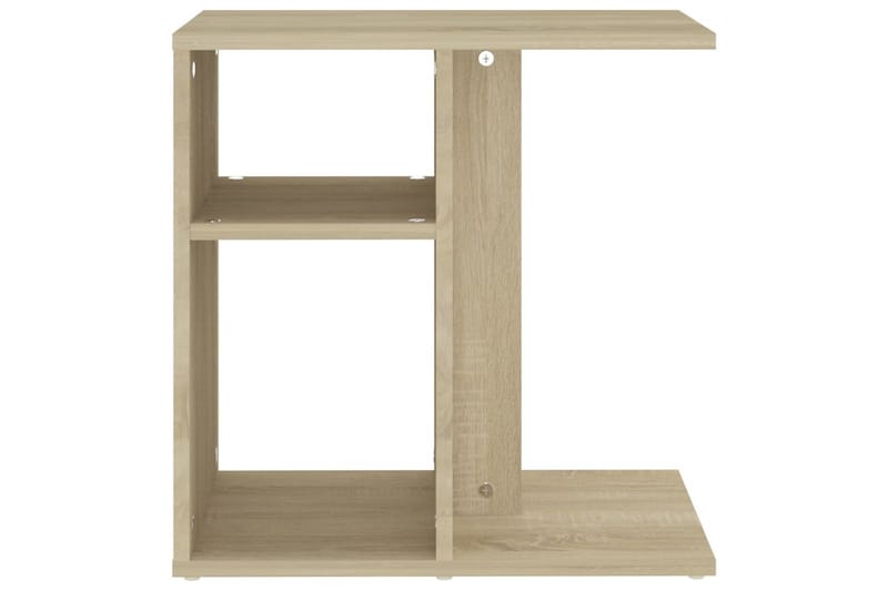 Sidobord sonoma-ek 50x30x50 cm spånskiva - Brun - Möbler - Bord & matgrupper - Avlastningsbord - Lampbord