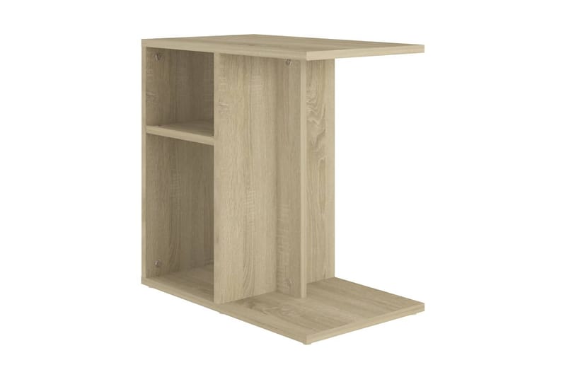 Sidobord sonoma-ek 50x30x50 cm spånskiva - Brun - Möbler - Bord & matgrupper - Avlastningsbord - Lampbord