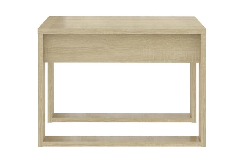 Sidobord sonoma-ek 50x50x35 cm spånskiva - Brun - Möbler - Bord & matgrupper - Avlastningsbord - Lampbord
