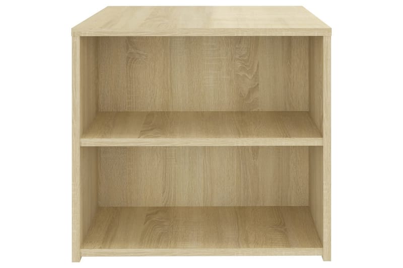 Sidobord sonoma-ek 50x50x45 cm spånskiva - Brun - Möbler - Bord & matgrupper - Avlastningsbord - Lampbord