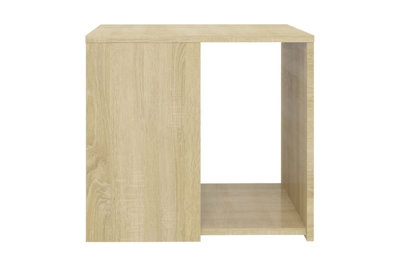 Sidobord sonoma-ek 50x50x45 cm spånskiva - Brun - Möbler - Bord & matgrupper - Avlastningsbord - Lampbord