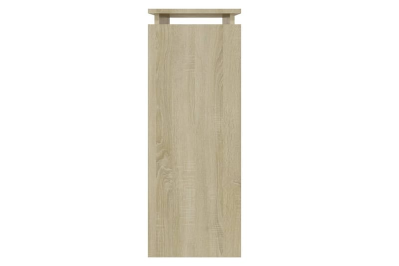 Sidobord sonoma-ek 80x30x80 cm spånskiva - Brun - Möbler - Bord & matgrupper - Avlastningsbord - Lampbord