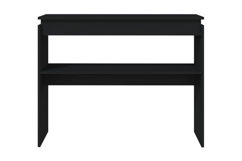 Sidobord svart 102x30x80 cm spånskiva - Svart - Lampbord - Brickbord & småbord
