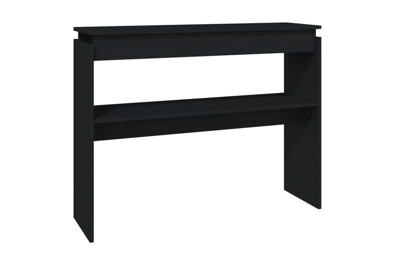 Sidobord svart 102x30x80 cm spånskiva - Svart - Möbler - Bord & matgrupper - Avlastningsbord - Lampbord