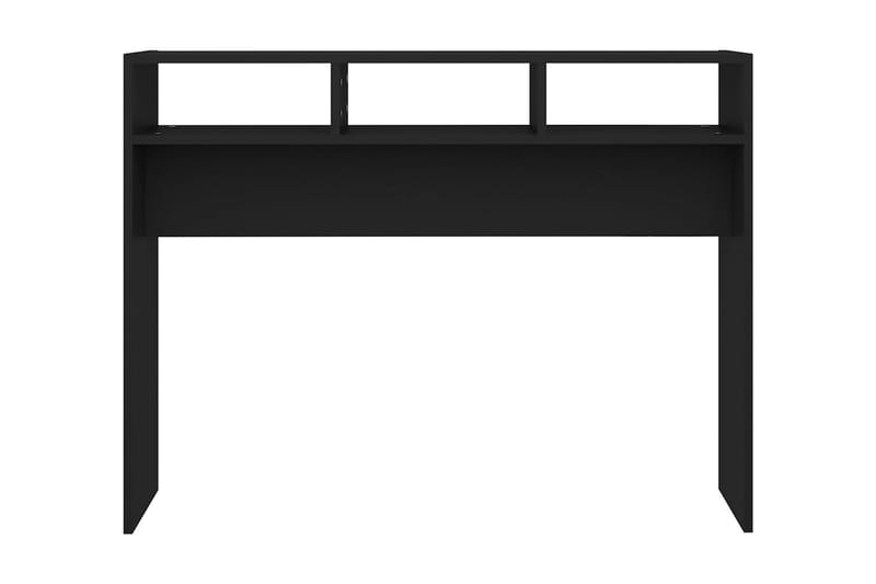 Sidobord svart 105x30x80 cm spånskiva - Svart - Lampbord - Brickbord & småbord