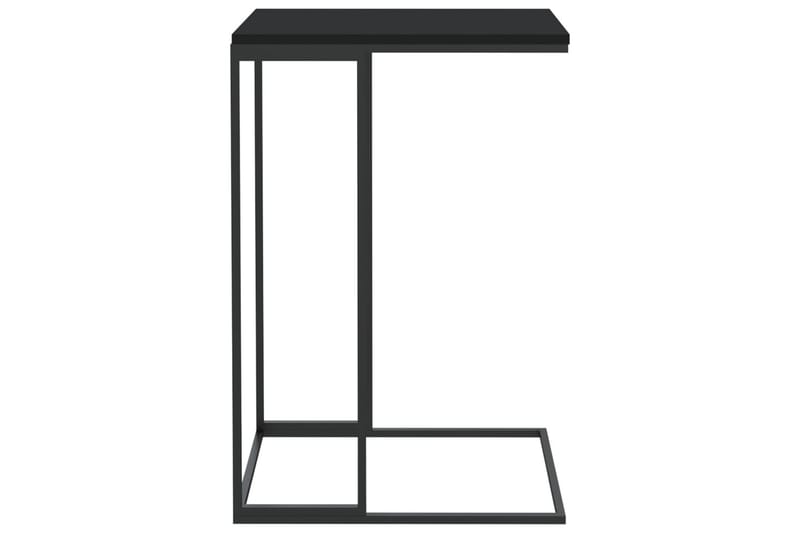 Sidobord svart 40x30x59 cm spånskiva - Svart - Lampbord - Brickbord & småbord