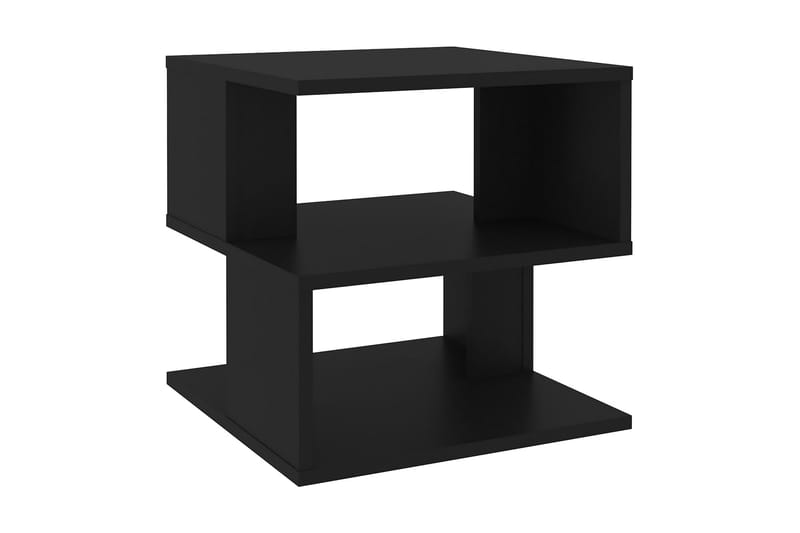 Sidobord svart 40x40x40 cm spånskiva - Svart - Lampbord - Brickbord & småbord