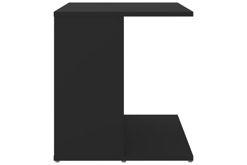 Sidobord svart 45x45x48 cm spånskiva - Svart - Lampbord - Brickbord & småbord