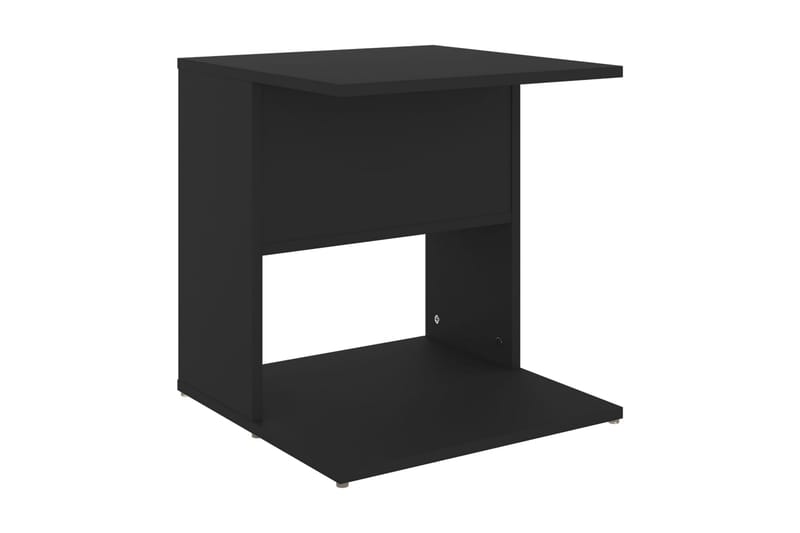 Sidobord svart 45x45x48 cm spånskiva - Svart - Lampbord - Brickbord & småbord