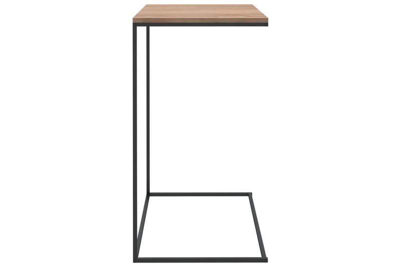 Sidobord svart 55x35x66 cm spånskiva - Svart - Möbler - Bord & matgrupper - Avlastningsbord - Lampbord