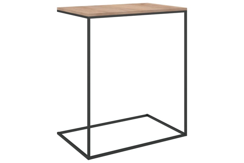 Sidobord svart 55x35x66 cm spånskiva - Svart - Möbler - Bord & matgrupper - Avlastningsbord - Lampbord