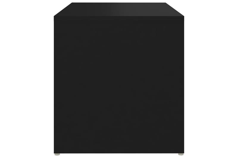 Sidobord svart 59x36x38 cm spånskiva - Svart - Lampbord - Brickbord & småbord