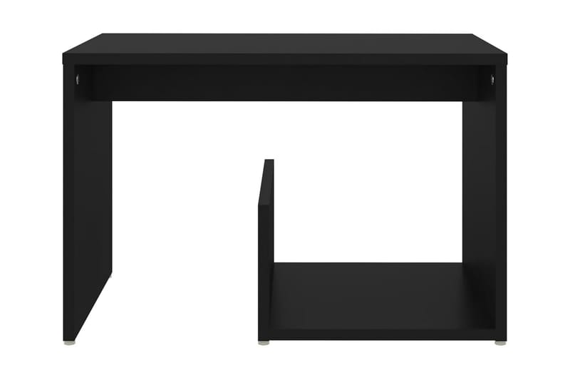 Sidobord svart 59x36x38 cm spånskiva - Svart - Möbler - Bord & matgrupper - Avlastningsbord - Lampbord