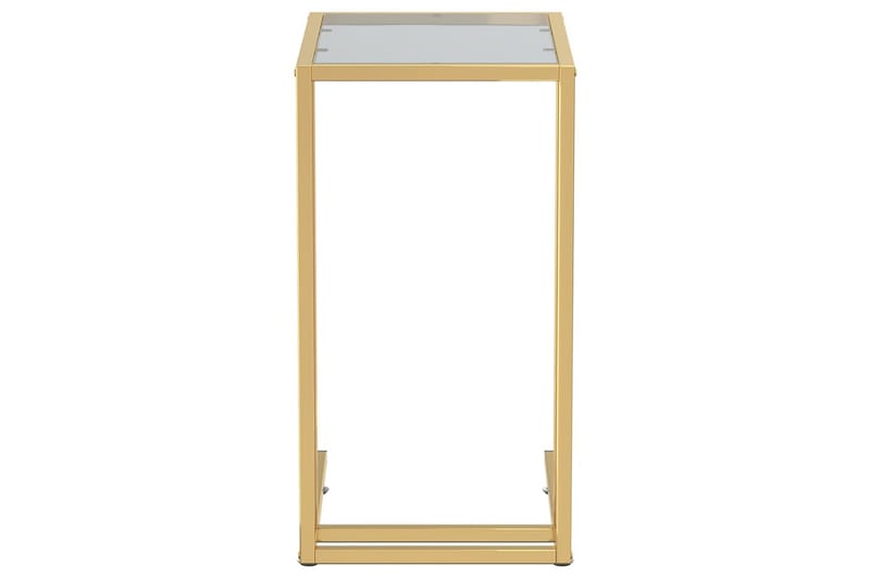 Sidobord till datorbord svart 50x35x65 cm härdat glas - Svart - Möbler - Bord & matgrupper - Avlastningsbord - Lampbord