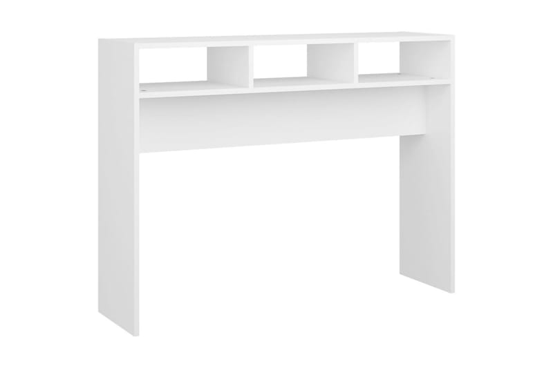 Sidobord vit 105x30x80 cm spånskiva - Vit - Möbler - Bord & matgrupper - Avlastningsbord - Lampbord