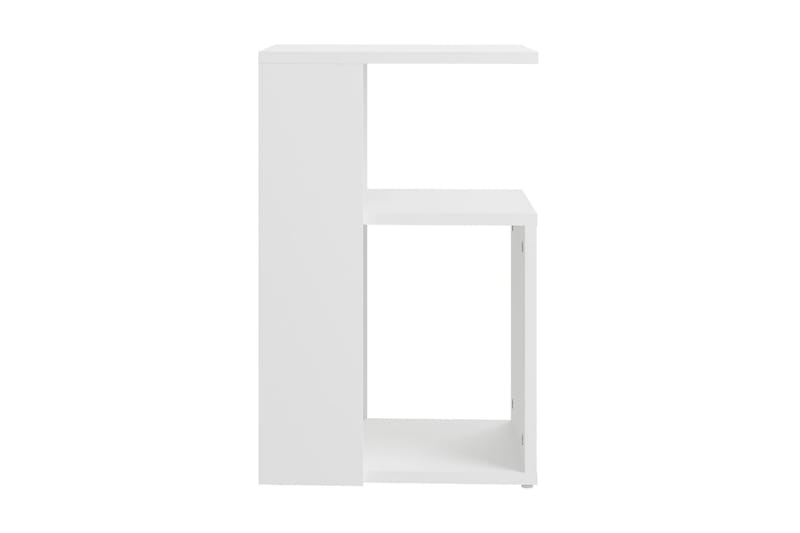 Sidobord vit 36x30x56 cm spånskiva - Vit - Lampbord - Brickbord & småbord