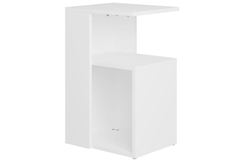 Sidobord vit 36x30x56 cm spånskiva - Vit - Möbler - Bord & matgrupper - Avlastningsbord - Lampbord