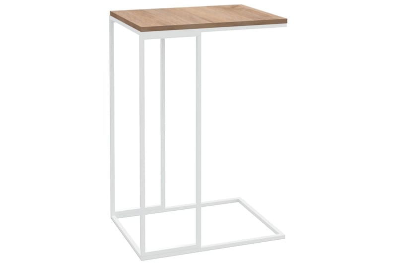 Sidobord vit 40x30x59 cm spånskiva - Vit - Möbler - Bord & matgrupper - Avlastningsbord - Lampbord