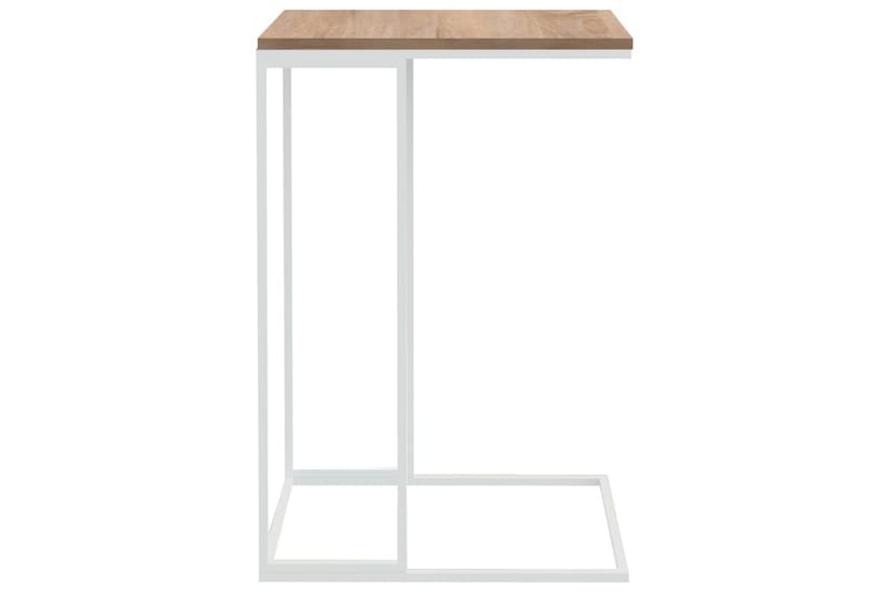 Sidobord vit 40x30x59 cm spånskiva - Vit - Möbler - Bord & matgrupper - Avlastningsbord - Lampbord