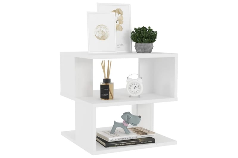 Sidobord vit 40x40x40 cm spånskiva - Vit - Möbler - Bord & matgrupper - Avlastningsbord - Lampbord