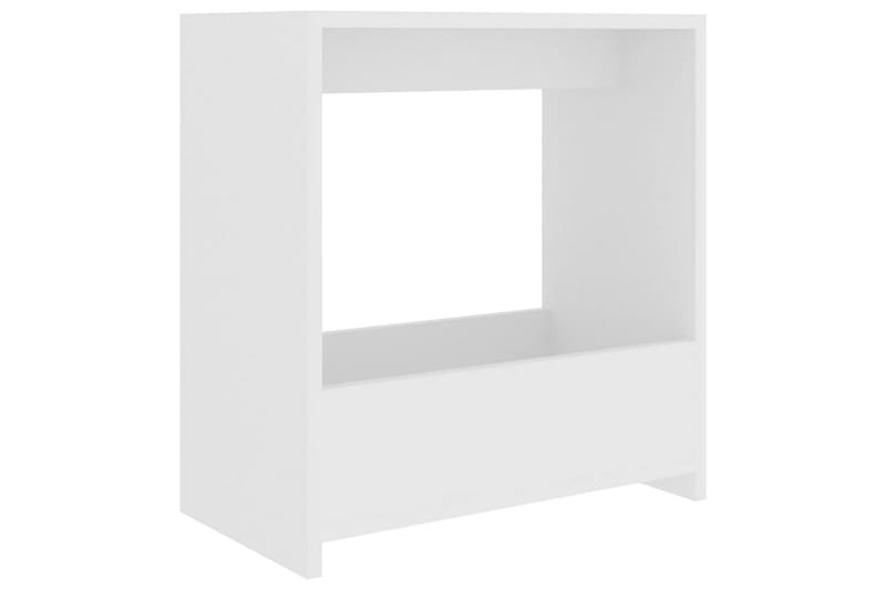 Sidobord vit 50x26x50 cm spånskiva - Vit - Lampbord - Brickbord & småbord