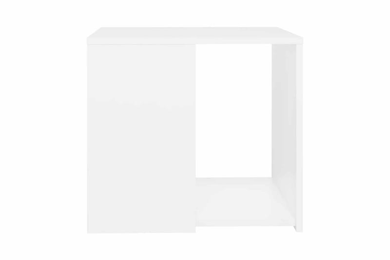 Sidobord vit 50x50x45 cm spånskiva - Vit - Lampbord - Brickbord & småbord