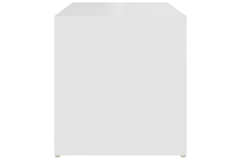 Sidobord vit 59x36x38 cm spånskiva - Vit - Lampbord - Brickbord & småbord