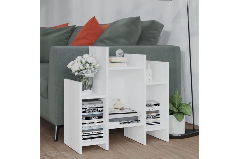 Sidobord vit 60x26x60 cm spånskiva - Vit - Möbler - Bord & matgrupper - Avlastningsbord - Lampbord
