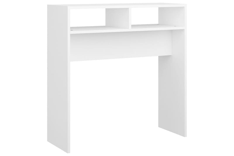 Sidobord vit 78x30x80 cm spånskiva - Vit - Möbler - Bord & matgrupper - Avlastningsbord - Lampbord