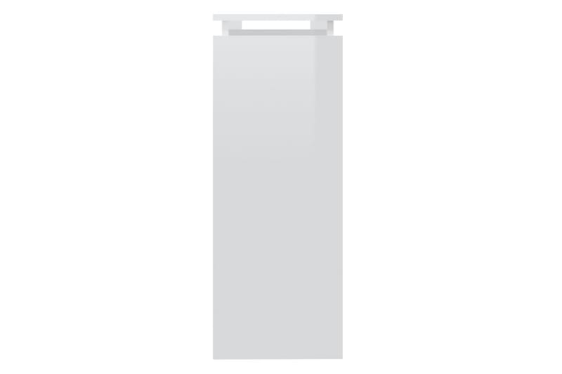 Sidobord vit högglans 102x30x80 cm spånskiva - Vit - Möbler - Bord & matgrupper - Avlastningsbord - Lampbord