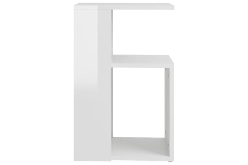 Sidobord vit högglans 36x30x56 cm spånskiva - Vit - Möbler - Bord & matgrupper - Avlastningsbord - Lampbord