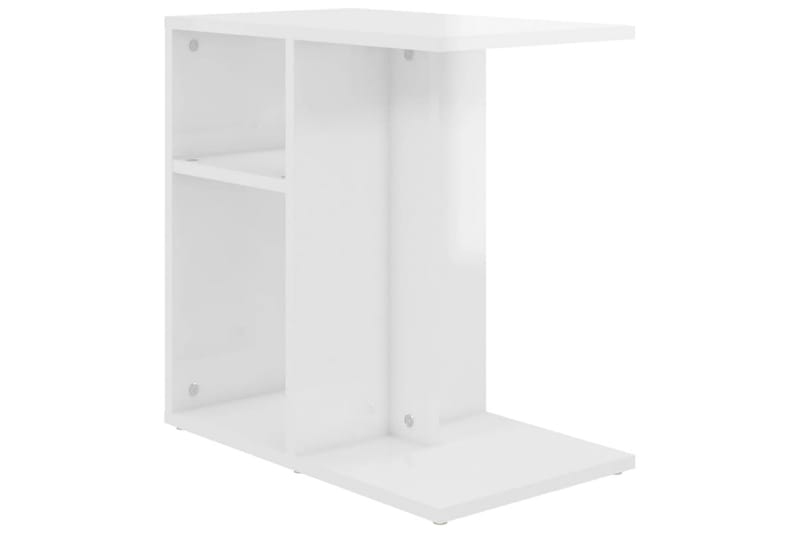 Sidobord vit högglans 50x30x50 cm spånskiva - Vit - Möbler - Bord & matgrupper - Avlastningsbord - Lampbord