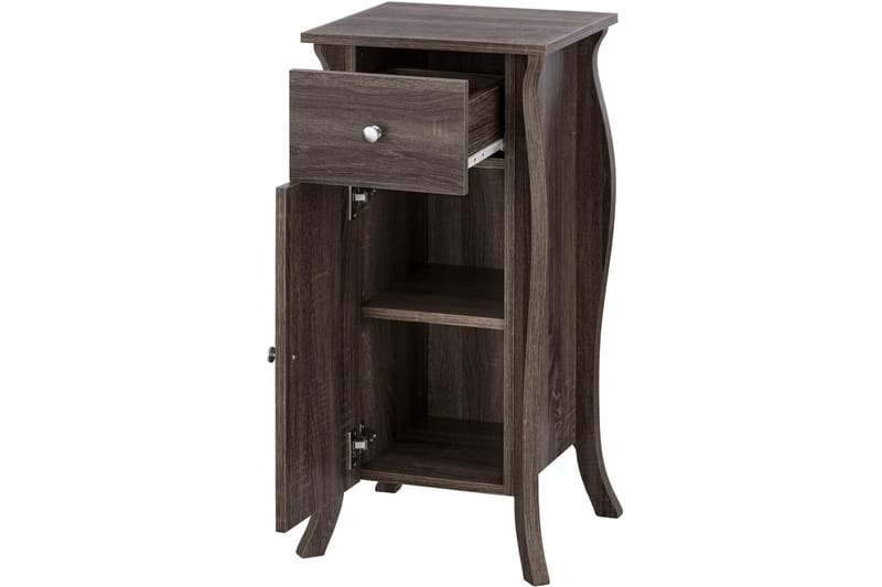 Talkon Sidobord 38 cm - Mörkbrun - Möbler - Bord & matgrupper - Avlastningsbord - Lampbord