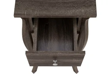 Talkon Sidobord 38 cm - Mörkbrun - Möbler - Bord & matgrupper - Avlastningsbord - Lampbord