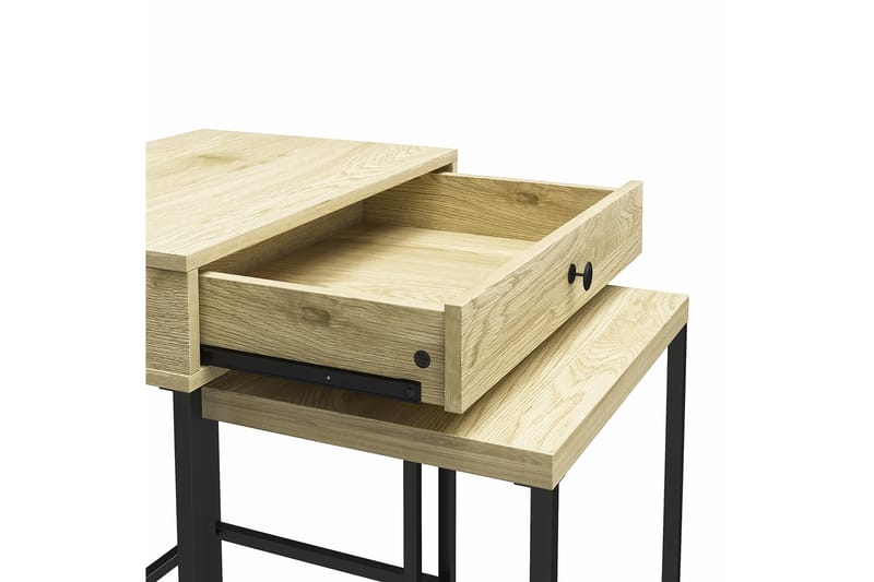 Tamlin Sidobord 56x40 cm Brun - Novogratz - Möbler - Bord & matgrupper - Avlastningsbord - Lampbord