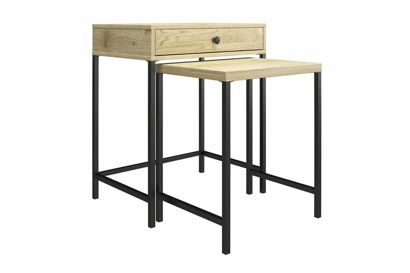 Tamlin Sidobord 56x40 cm Brun - Novogratz - Möbler - Bord & matgrupper - Avlastningsbord - Lampbord