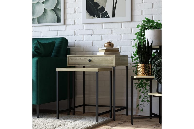 Tamlin Sidobord 56x40 cm Brun, Novogratz