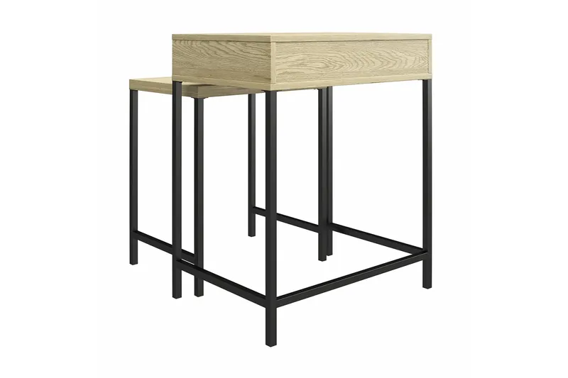 Tamlin Sidobord 56x40 cm Brun - Novogratz - Möbler - Bord & matgrupper - Avlastningsbord - Lampbord