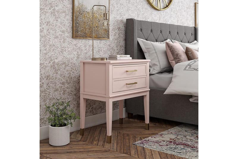 Westerleigh Sidobord 60 cm Rosa - CosmoLiving - Möbler - Bord & matgrupper - Avlastningsbord - Lampbord