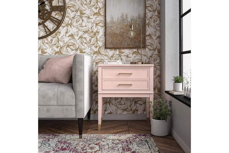 Westerleigh Sidobord 60 cm Rosa - CosmoLiving - Möbler - Bord & matgrupper - Avlastningsbord - Lampbord