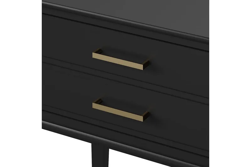 Westerleigh Sidobord 60 cm Svart/Guld - CosmoLiving - Möbler - Bord & matgrupper - Avlastningsbord - Lampbord